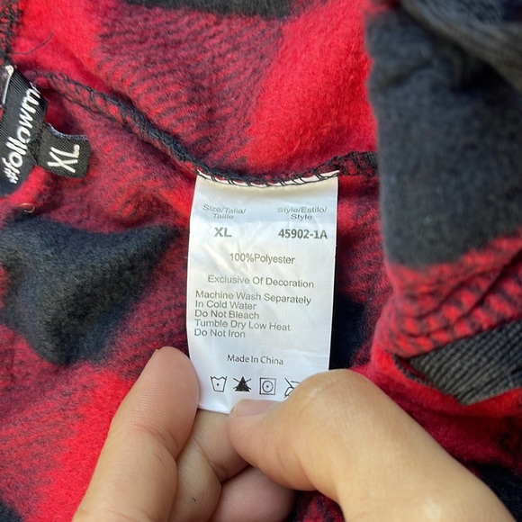 #Followme Microfleece Men’s Buffalo Plaid Pajama Pants with Pockets - Picture 6 of 7